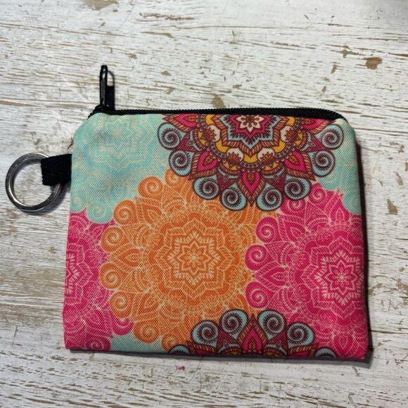 New! Coin Purse Pouch for Inside Purse Mini Change Wallet with Zipper Keychain N - Picture 1 of 2